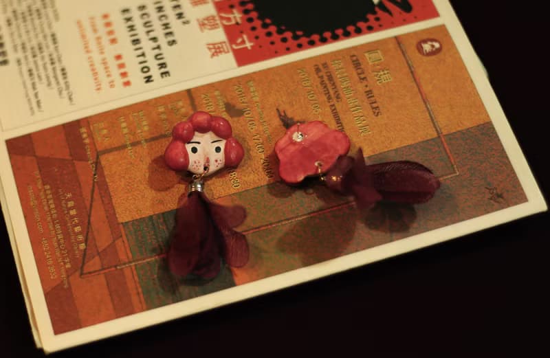 禮物俏皮短髮女孩-流蘇*耳釘*耳環*耳飾