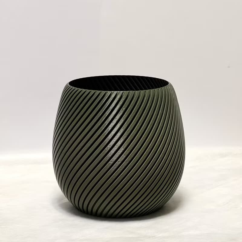 【螺旋水滴】 花盆