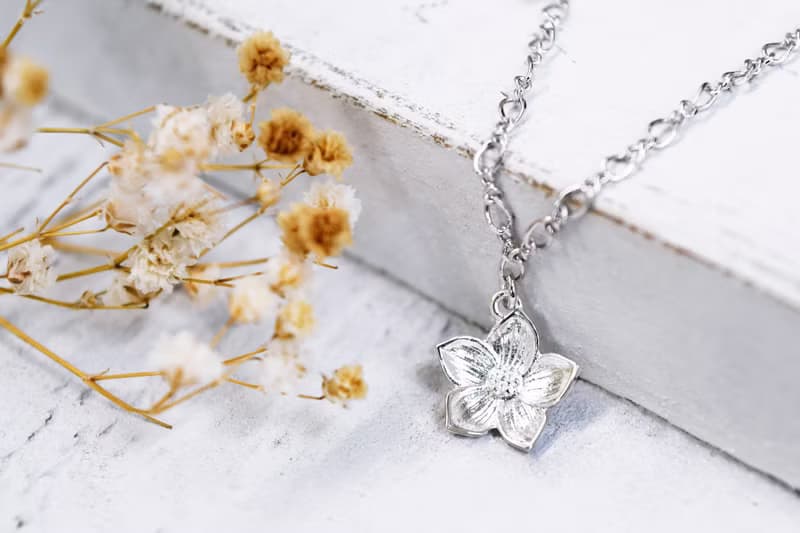 花朵系列 五月紛飛雪 桐花造型手鍊-金/銀