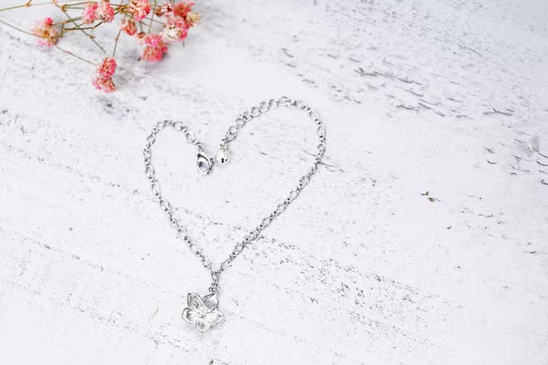 花朵系列 五月紛飛雪 桐花造型手鍊-金/銀