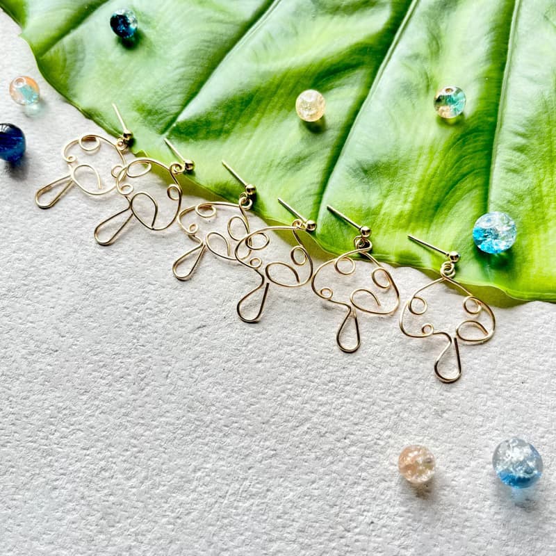 流線系列 / 蘑菇寶寶 / 耳環 / 耳夾 / 耳勾 / 耳針