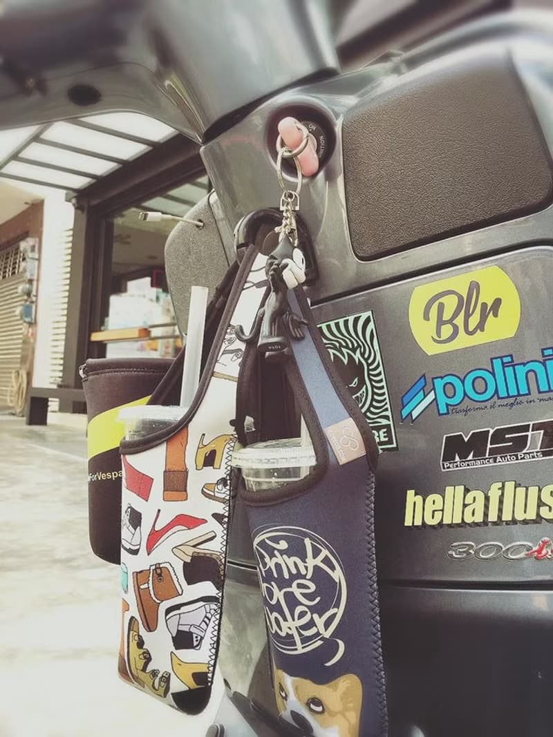 BLR 環保 飲料提袋 保冷保溫 防碰撞 粉紅時光布 Ti 71
