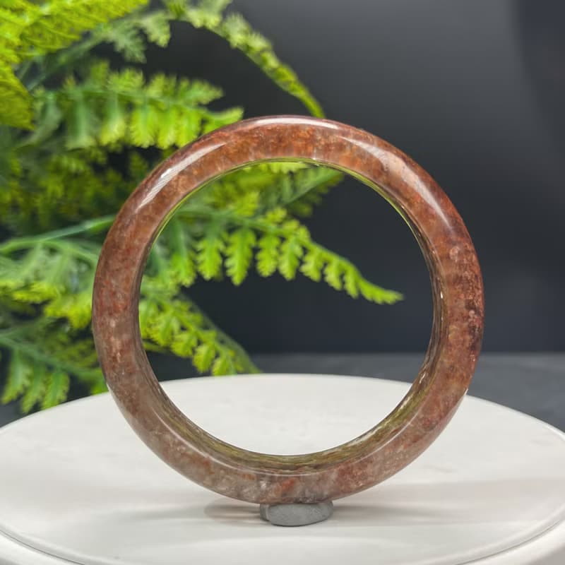 高檔 四季幽靈水晶手鐲 56MM 冰透千層異象石英手環 豐盛能量包容