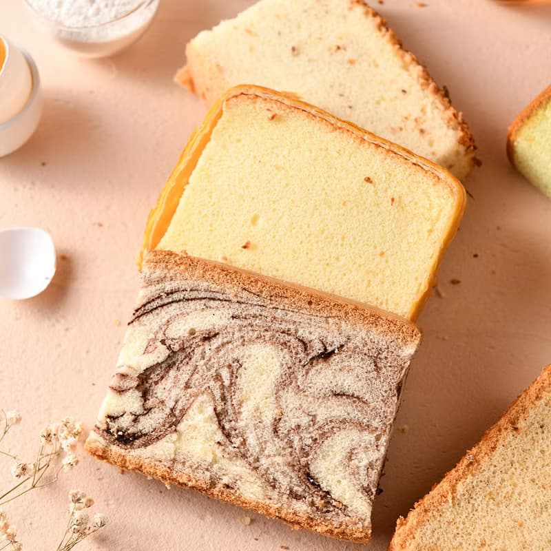 【赫菈Heracake】大理石長條蛋糕 (2入/組)