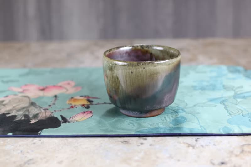 【母親節禮物】天然落灰 柴燒茶碗 名家葉敏祥手作 150ml