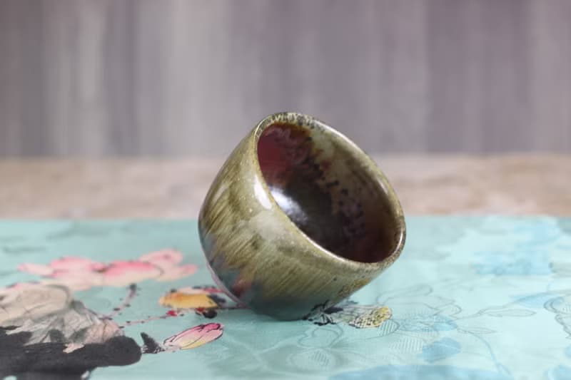 【母親節禮物】天然落灰 柴燒茶碗 名家葉敏祥手作 150ml