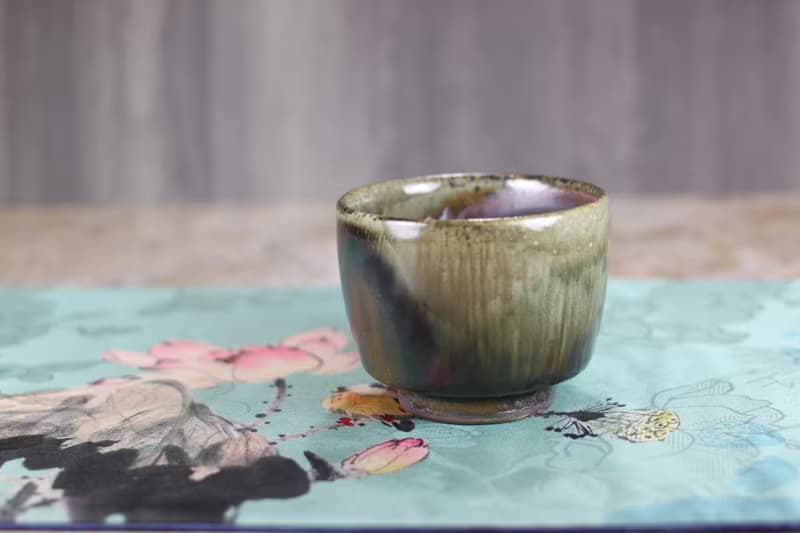 【母親節禮物】天然落灰 柴燒茶碗 名家葉敏祥手作 150ml