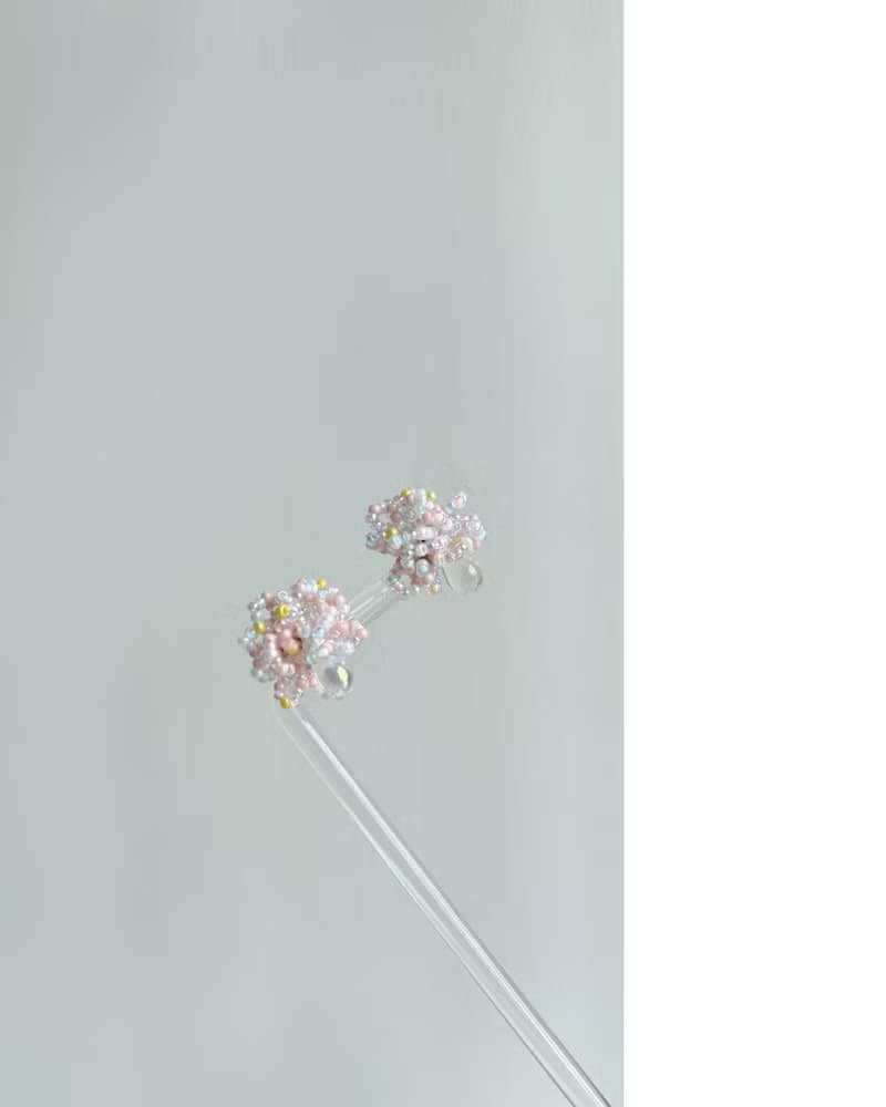 TeenyTinyCraft | Pollen 春 • 兩色 手工耳環