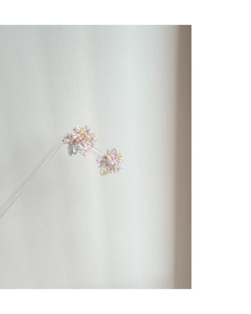 TeenyTinyCraft | Pollen 春 • 兩色 手工耳環
