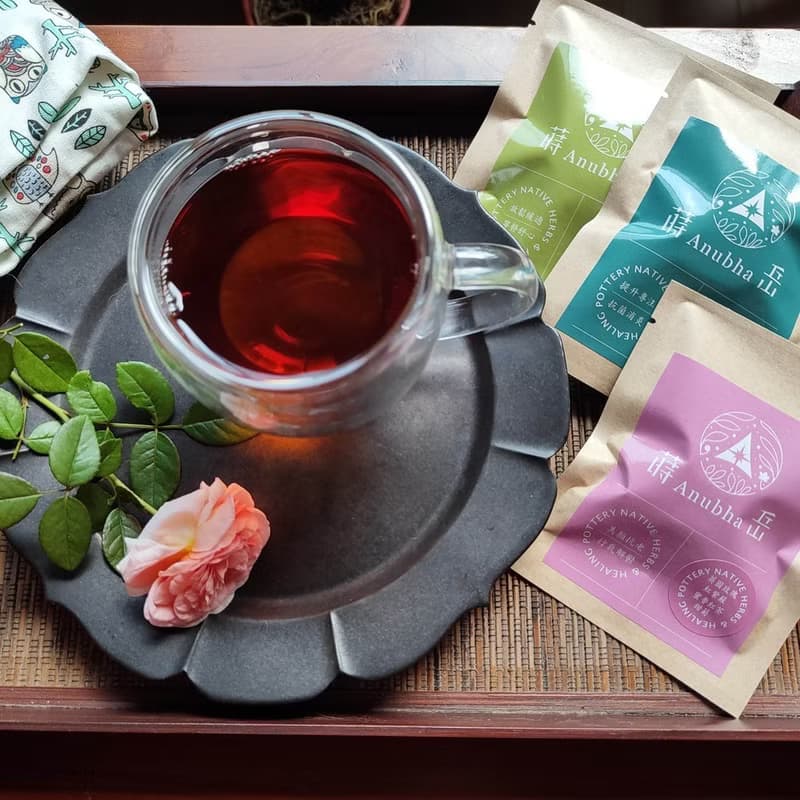 單包裝無咖啡因花茶包-十款無毒香草茶-牛皮外袋|內層鋁箔-試用包