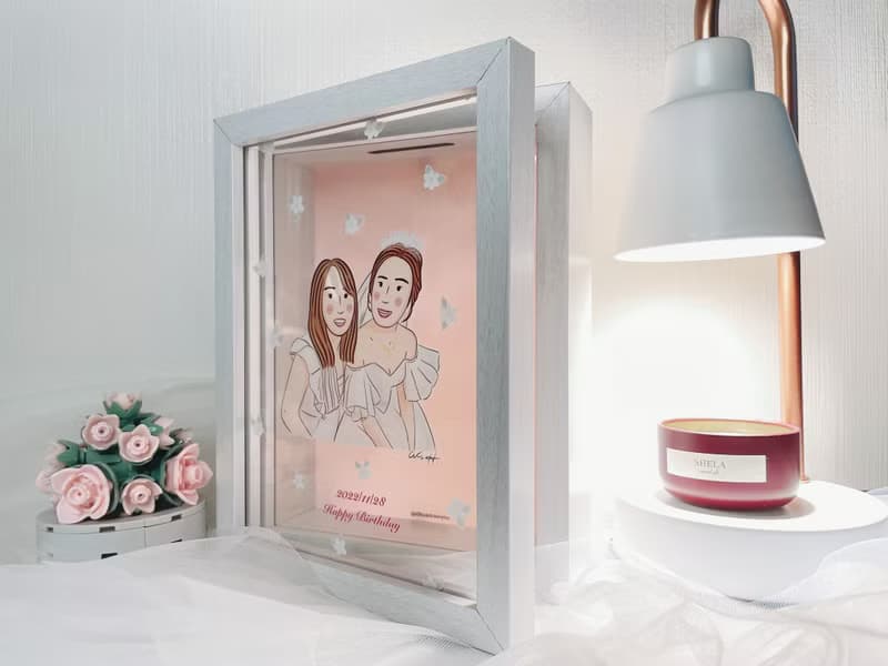 //加購商品// 似顏繪 翻翻蓋 直立式存錢筒