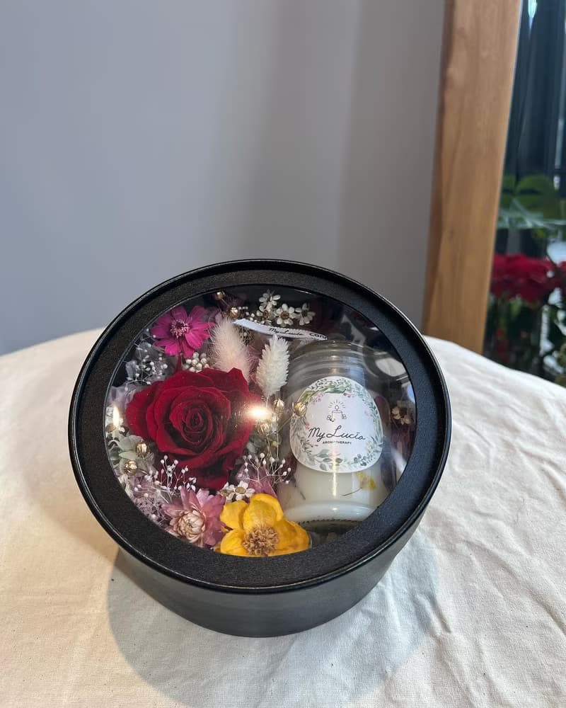 日本永成玫瑰花-純手工天然香氛花園蠟燭