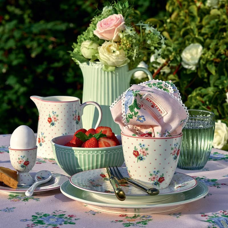 丹麥GreenGate Eja white 蛋杯 / 湯匙