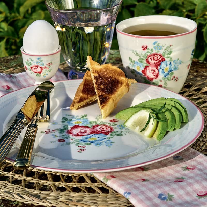 丹麥GreenGate Eja white 蛋杯 / 湯匙