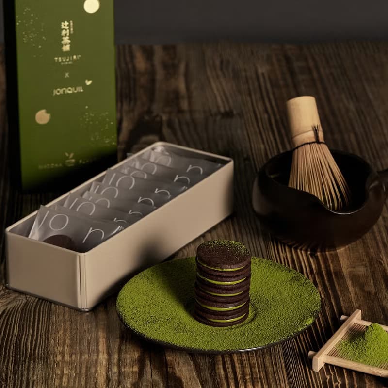 Jonquil X 辻利茶舗TSUJIRI濃醇抹茶小圓餅(奶素)