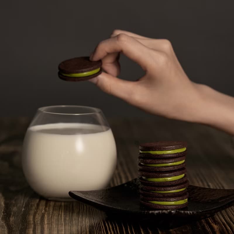 Jonquil X 辻利茶舗TSUJIRI濃醇抹茶小圓餅(奶素)