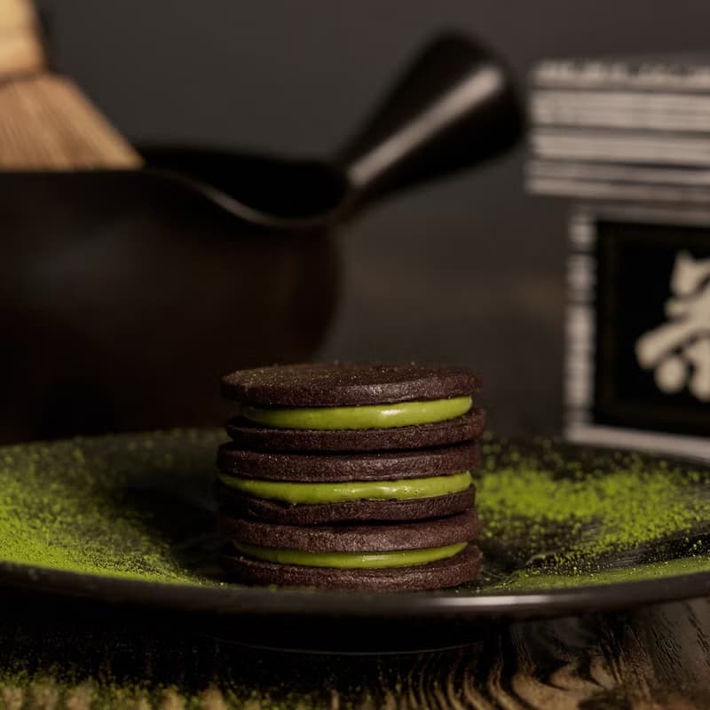 Jonquil X 辻利茶舗TSUJIRI濃醇抹茶小圓餅(奶素)