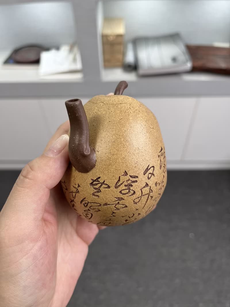 送禮紫砂壺茶壺高梨 现货实拍 原矿优质老段泥 质感润泽 造型构思