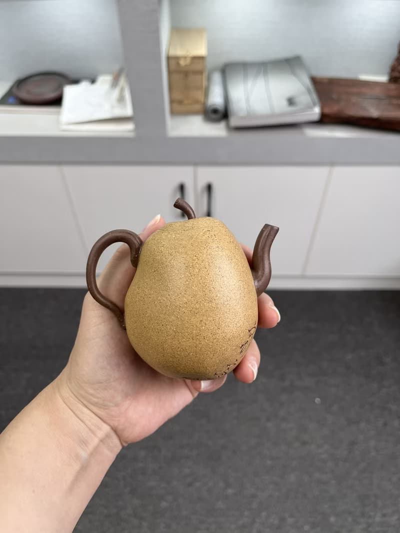 送禮紫砂壺茶壺高梨 现货实拍 原矿优质老段泥 质感润泽 造型构思