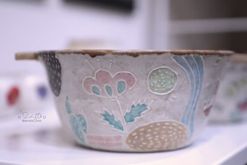 春郎陶-花草村(夏季)泡麵碗 650 ml