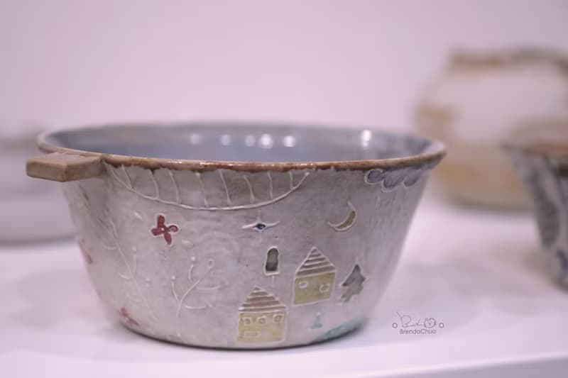 春郎陶-花草村(夏季)泡麵碗 650 ml