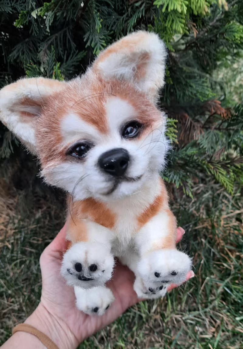 Puppy dog Akita inu stuffed dolls