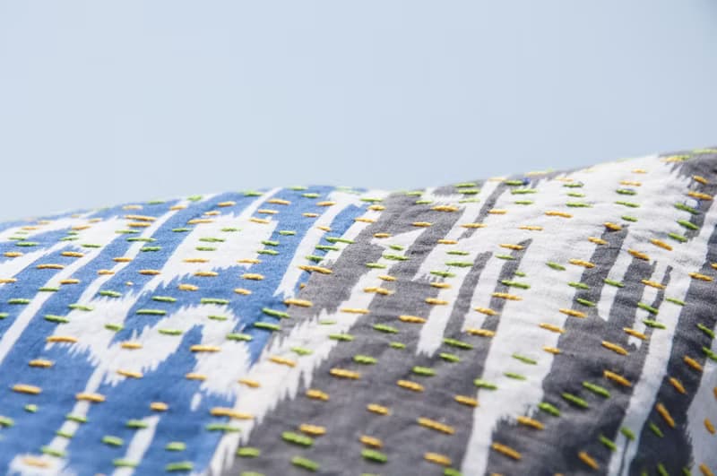 刺繡抱枕套 純棉抱枕套 民族風抱枕套-波希米亞拼接幾何彩虹色塊