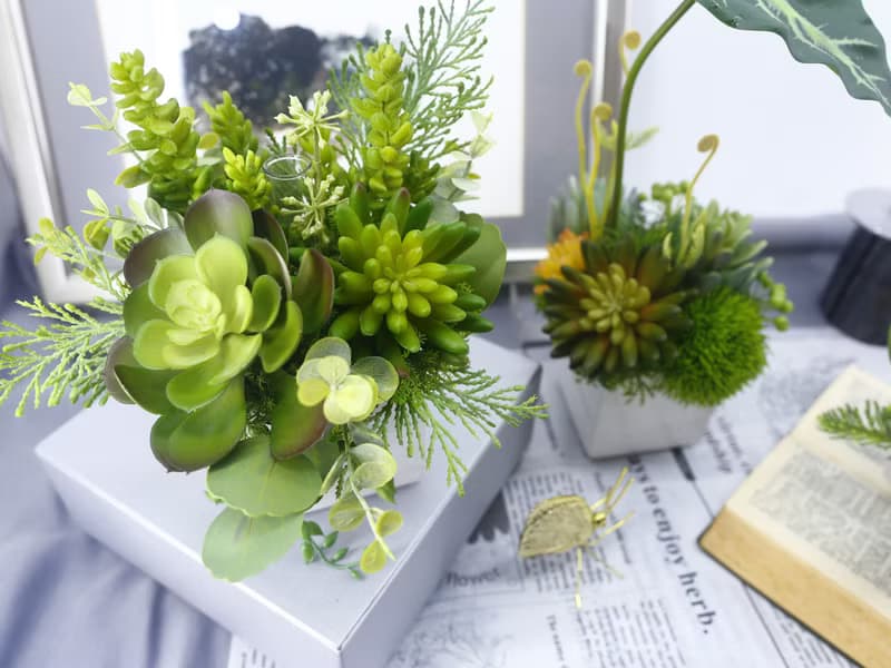 小寶石蓮多肉香氛植栽/擬真植物/人造盆栽/綠化/佈置/禮物