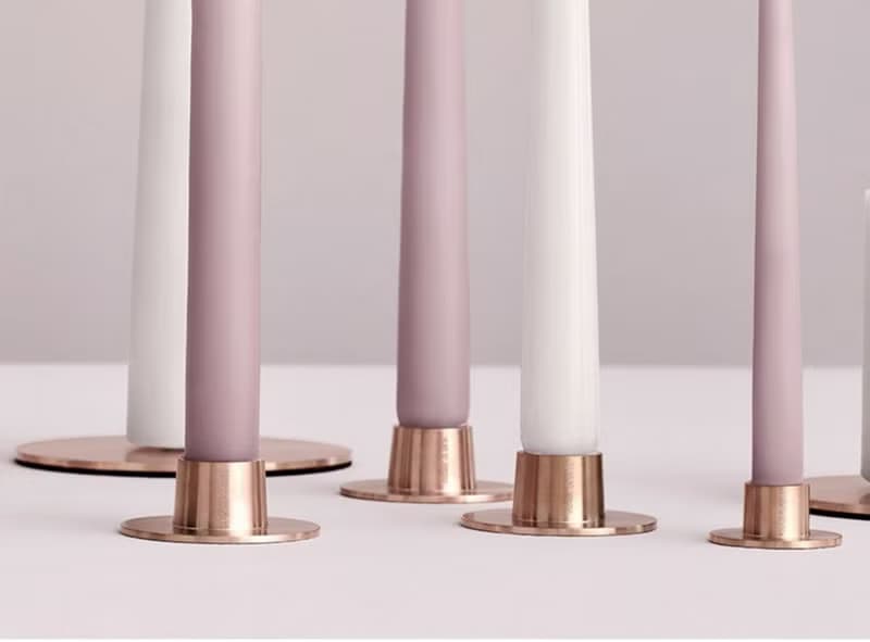 ester&erik 細錐蠟燭 軟粉色系 蠟燭 晚宴蠟燭 Taper Candles
