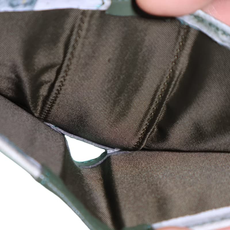 Leaf bifold card wallet - Camouflage