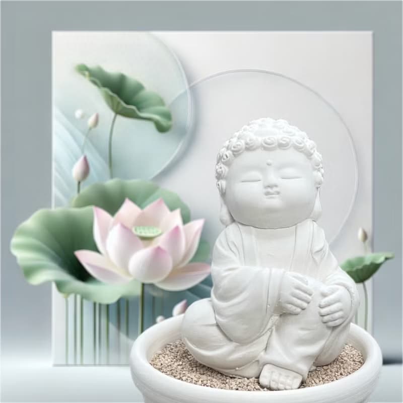 靜謐之美學 淨念吉祥小佛之隨願小盤套組  精緻台灣文創禮品