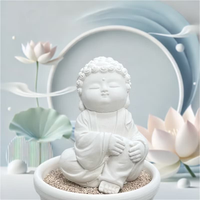 靜謐之美學 淨念吉祥小佛之隨願小盤套組  精緻台灣文創禮品