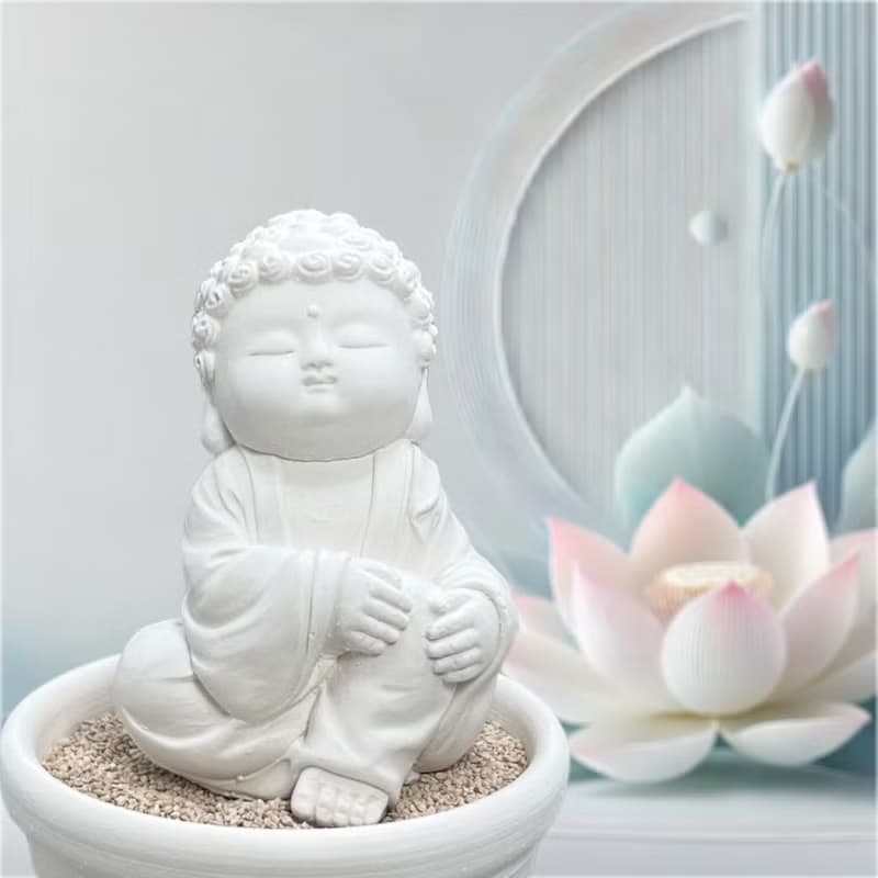靜謐之美學 淨念吉祥小佛之隨願小盤套組  精緻台灣文創禮品