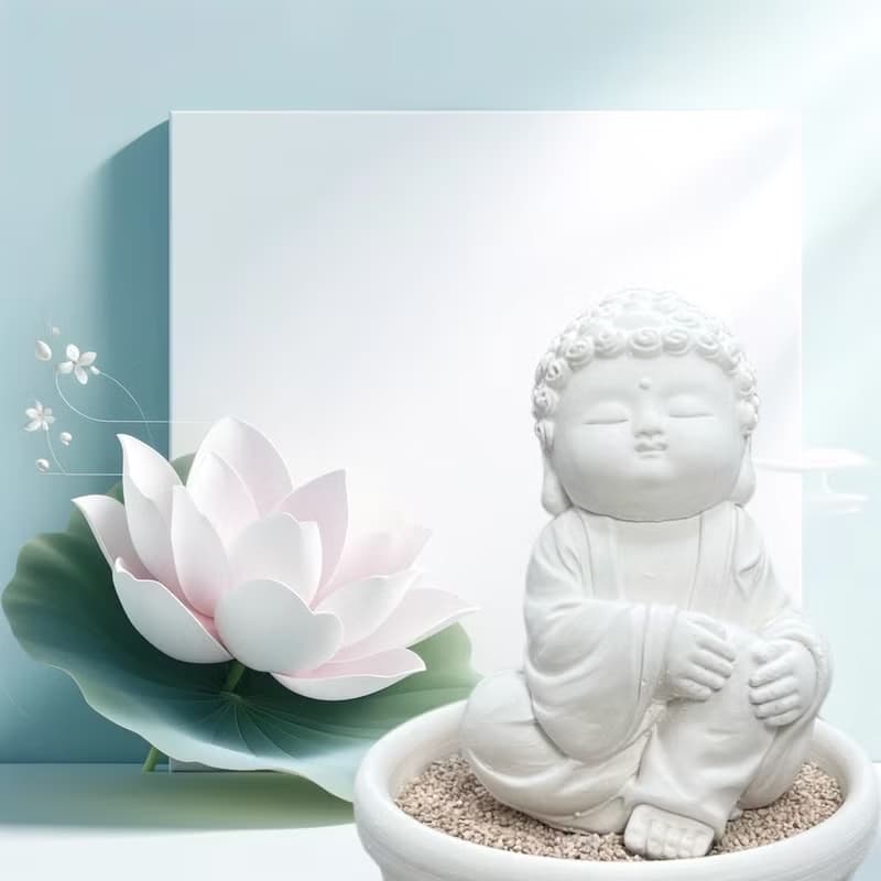 靜謐之美學 淨念吉祥小佛之隨願小盤套組  精緻台灣文創禮品