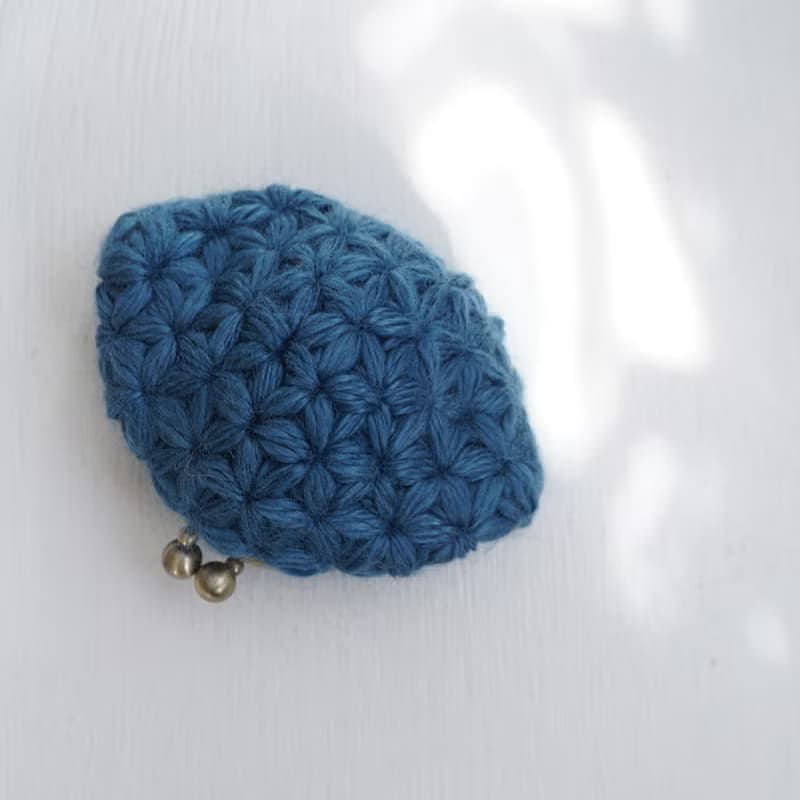 Ba-ba (m) Jasmine Stitch crochet coinpurse No.C1738