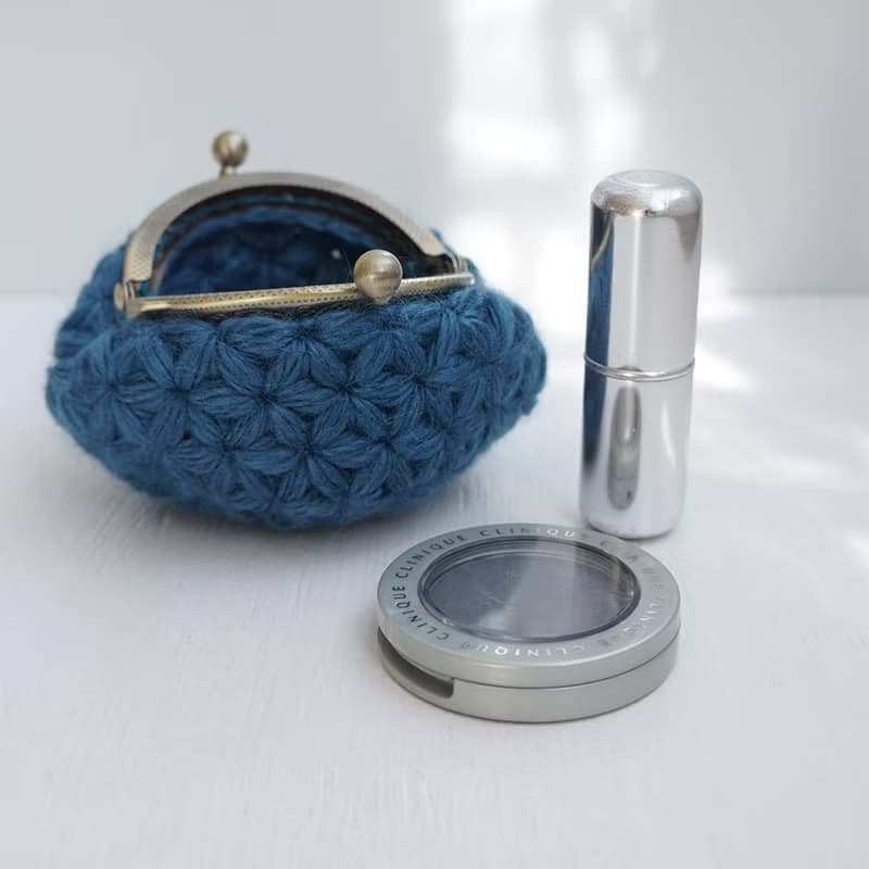 Ba-ba (m) Jasmine Stitch crochet coinpurse No.C1738