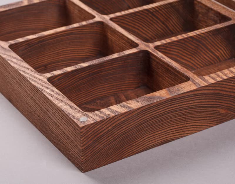Wood watch box for man woman Engraved watch storage organizer Handcrafted box