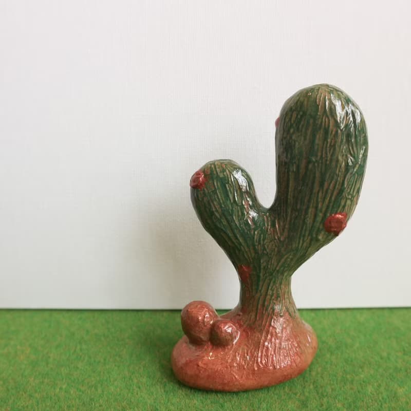 【手工雕塑】仙人掌 雕塑工藝品 編號 NO.2