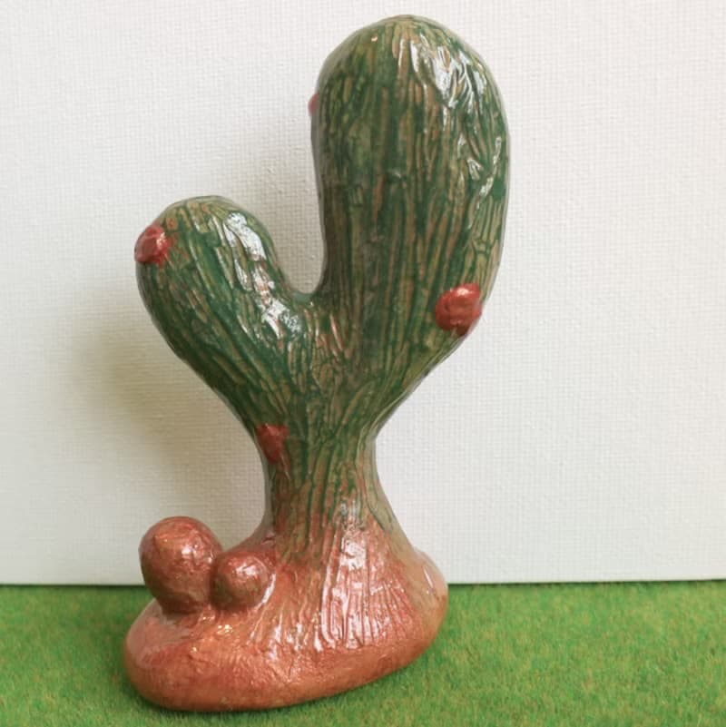 【手工雕塑】仙人掌 雕塑工藝品 編號 NO.2