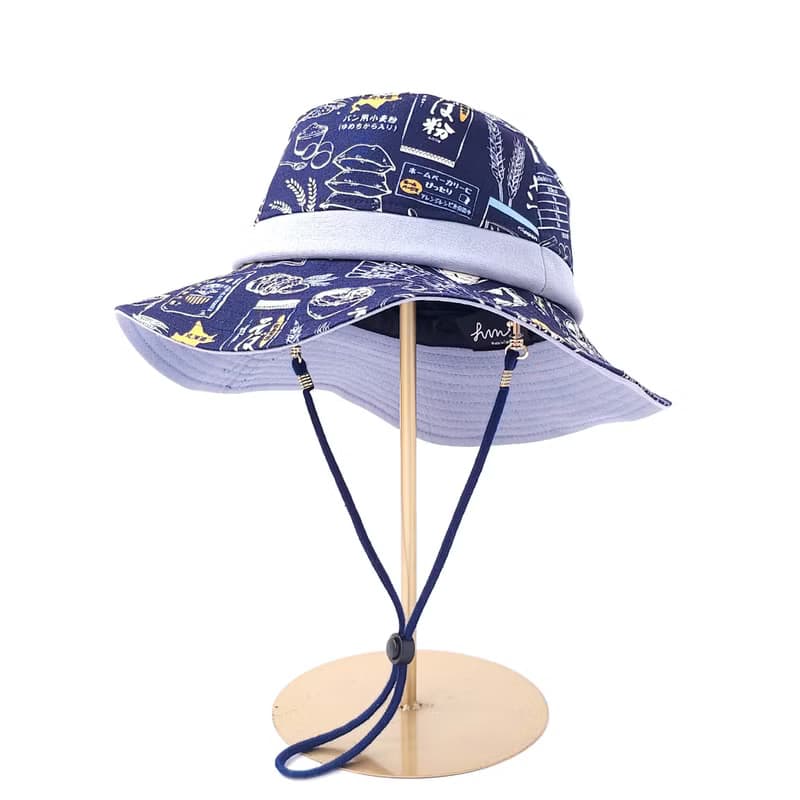 【HiGh MaLi】山系復古登山帽/藍色稻米#禮物#復古#古着