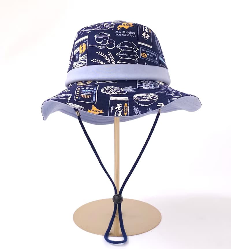 【HiGh MaLi】山系復古登山帽/藍色稻米#禮物#復古#古着