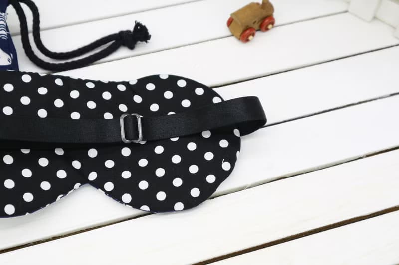 黑白條紋 可調式眼罩  贈收納袋　sleep mask
