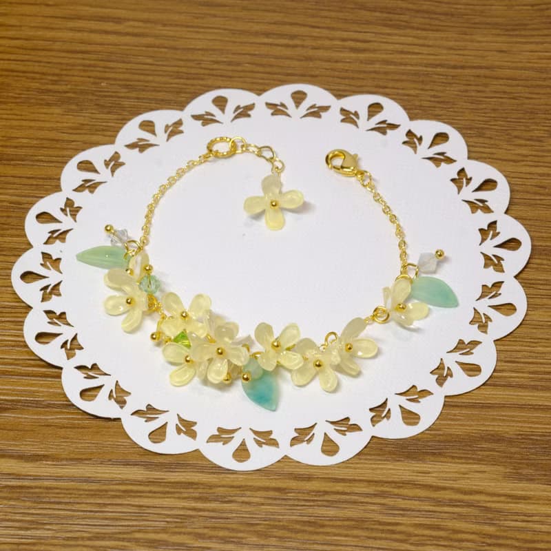 桂花手鍊【月中花】