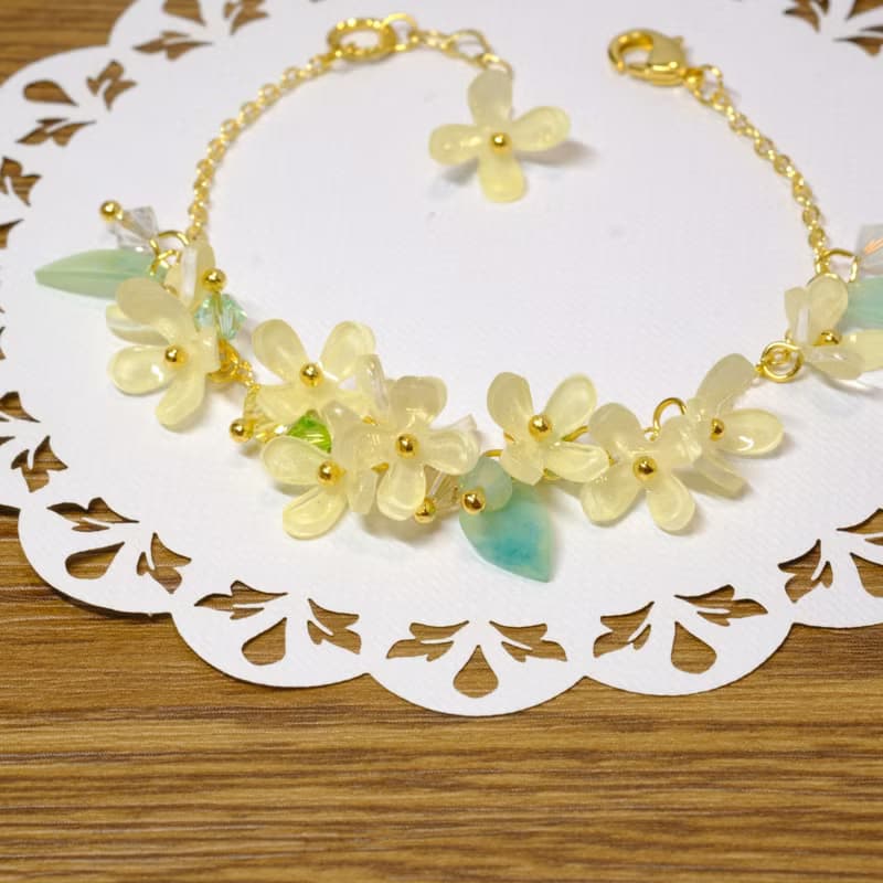 桂花手鍊【月中花】