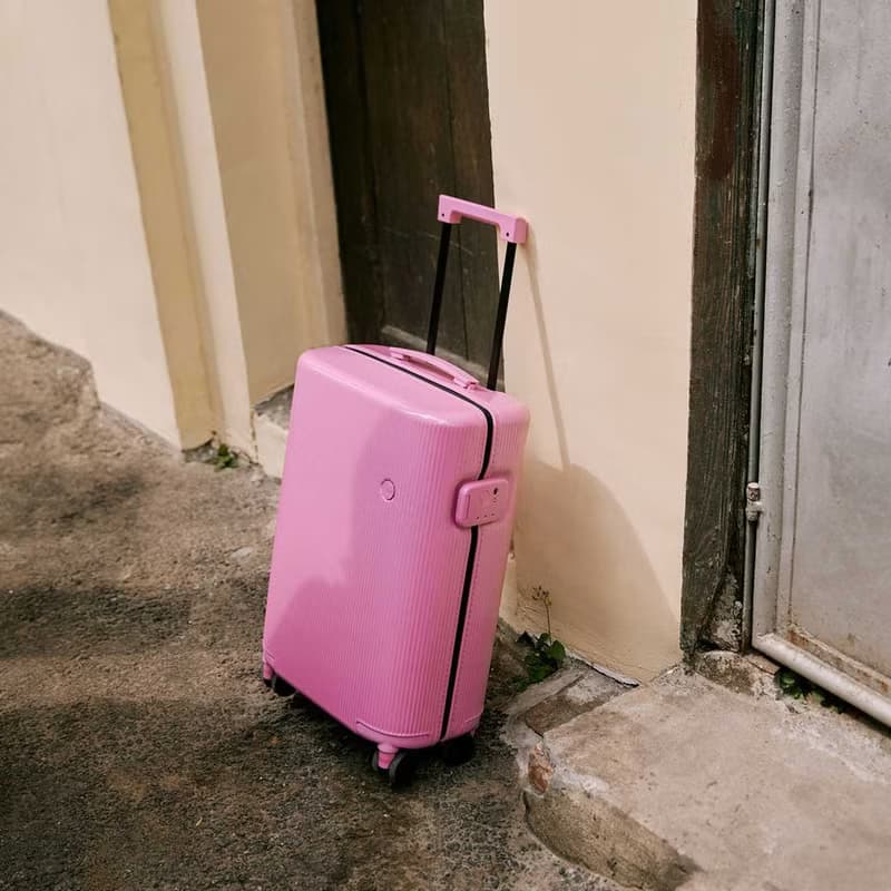 ITO 夢境粉 PISTACHIO 2 STRIPED 開心果抗菌行李箱登機托運箱