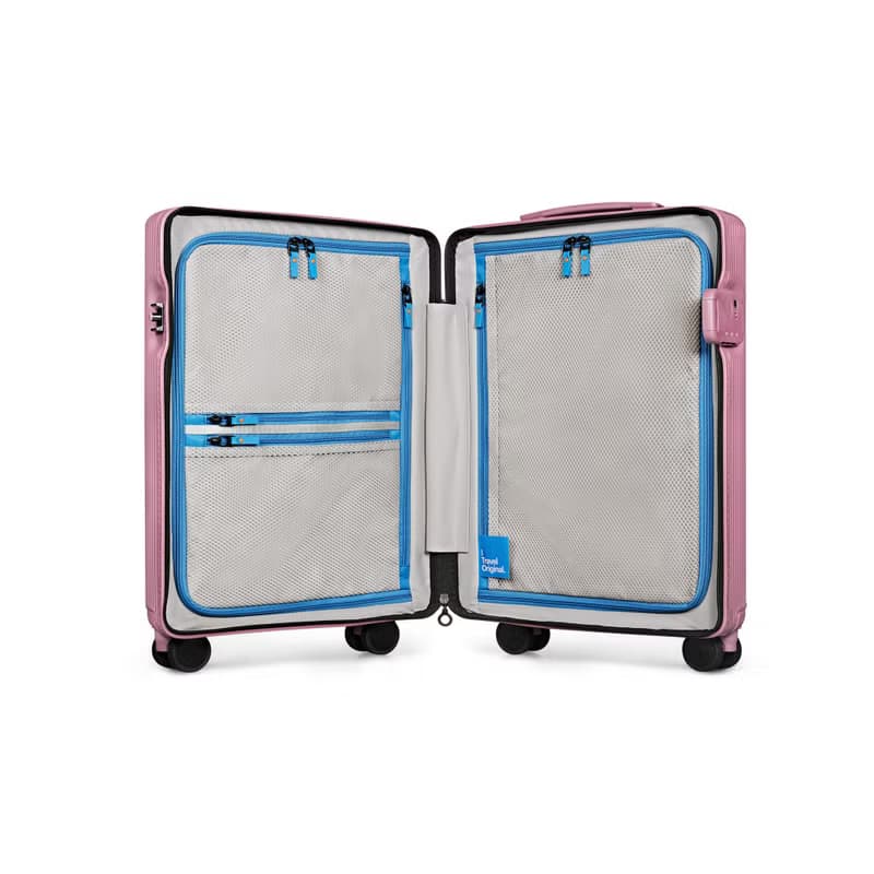 ITO 夢境粉 PISTACHIO 2 STRIPED 開心果抗菌行李箱登機托運箱