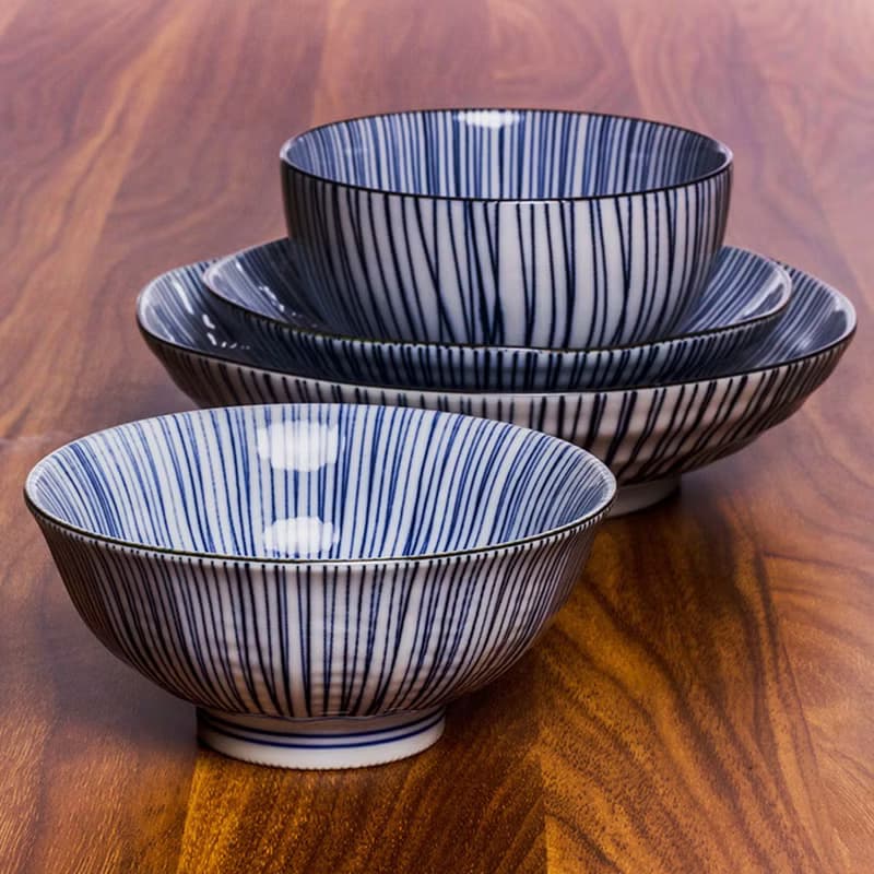 日本進口美濃燒細十草三峰陶瓷餐具日式家用大盤子平盤創意碗