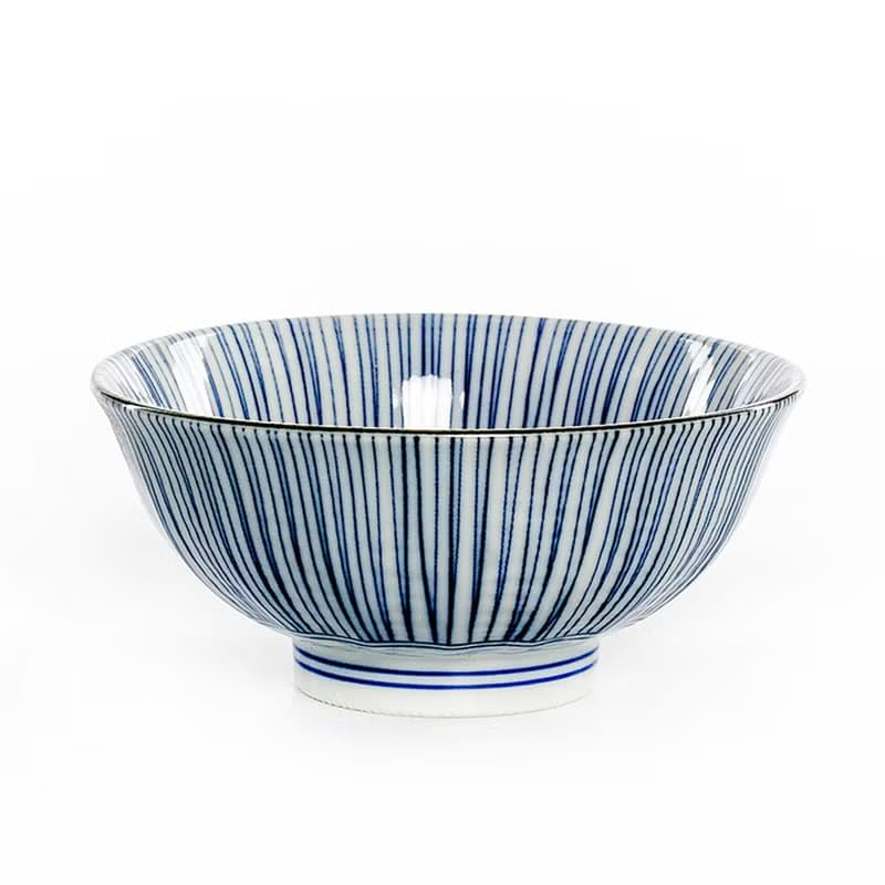 日本進口美濃燒細十草三峰陶瓷餐具日式家用大盤子平盤創意碗