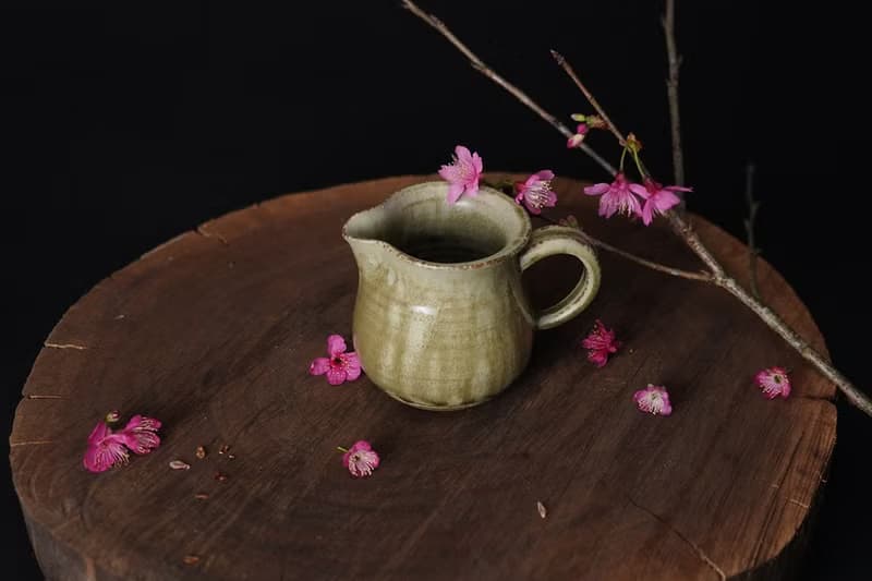 櫻花木灰釉│手作茶海│公道杯│茶器│母親節禮盒│畢業禮物