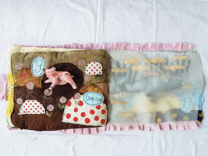 Custom book to order. A gift for the 1st birthday. Book in BOHO style.独一无二.私人订制.